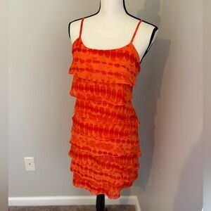 Vintage 90s Ruffle Tier Dress